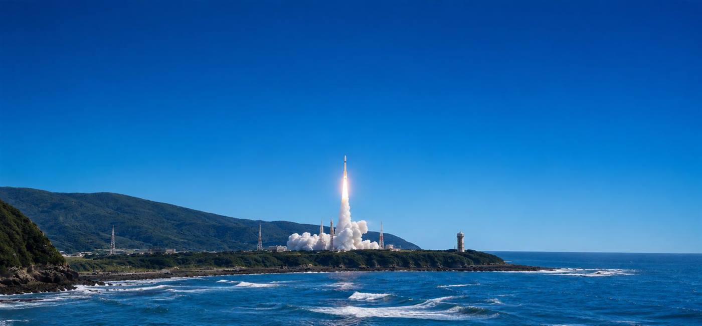 種子島宇宙センターのロケット打ち上げ